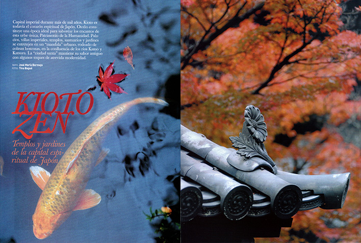 Kioto zen published in Viajar Magazine