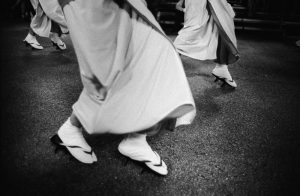 Japanese women perform Awaodori dance in Tokushima, Shikoku.