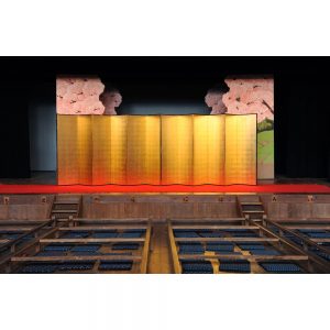 Interior of Kabuki theatre, Uchiko-za. Uchiko, Ehime, Japan